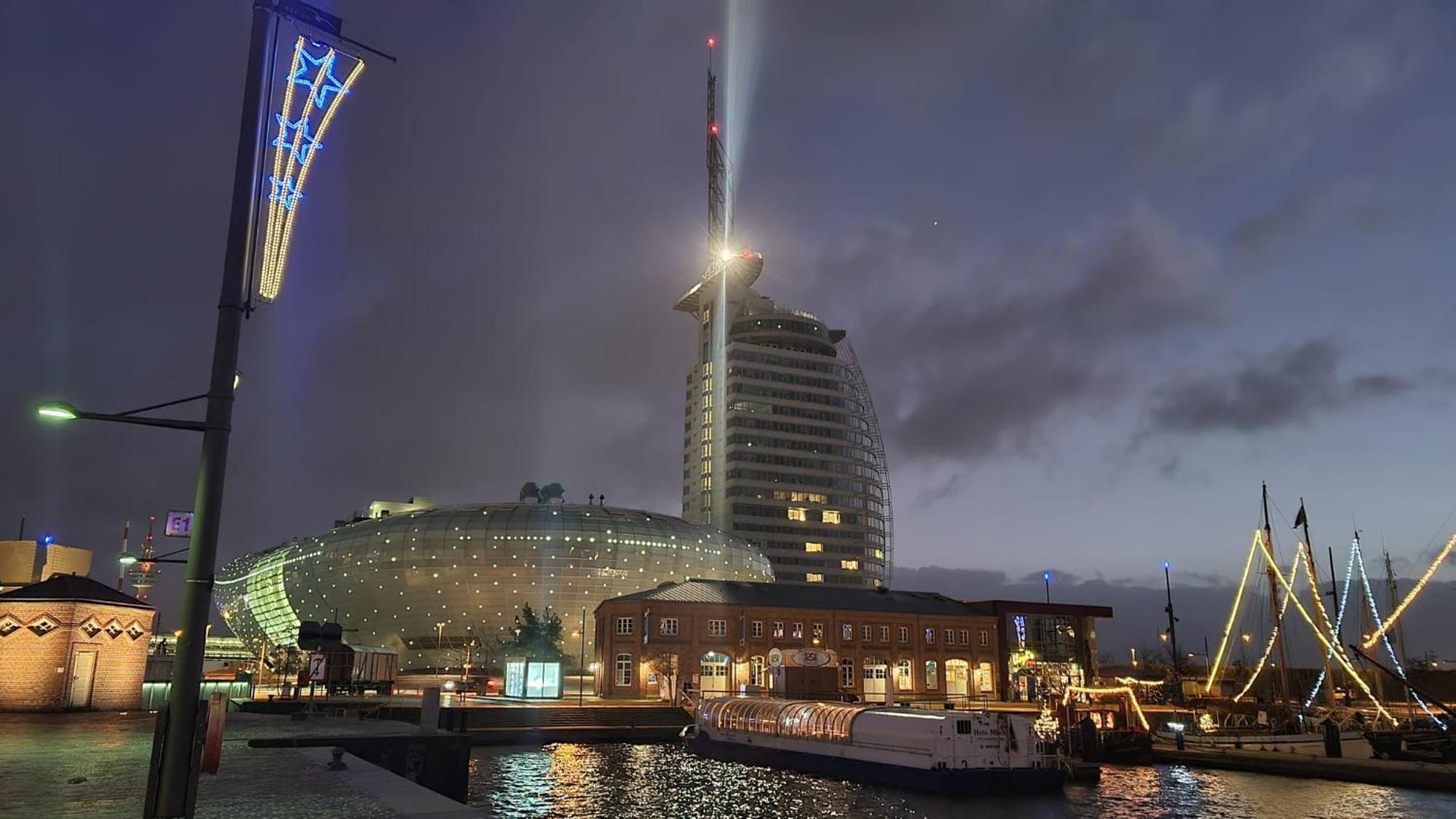 Gemuetl Wohnung Mit Blick Auf Den Hafen Bremerhaven Exterior foto